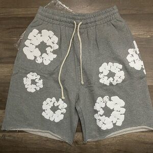 New Denim Tears Shorts, Grey, Size Small